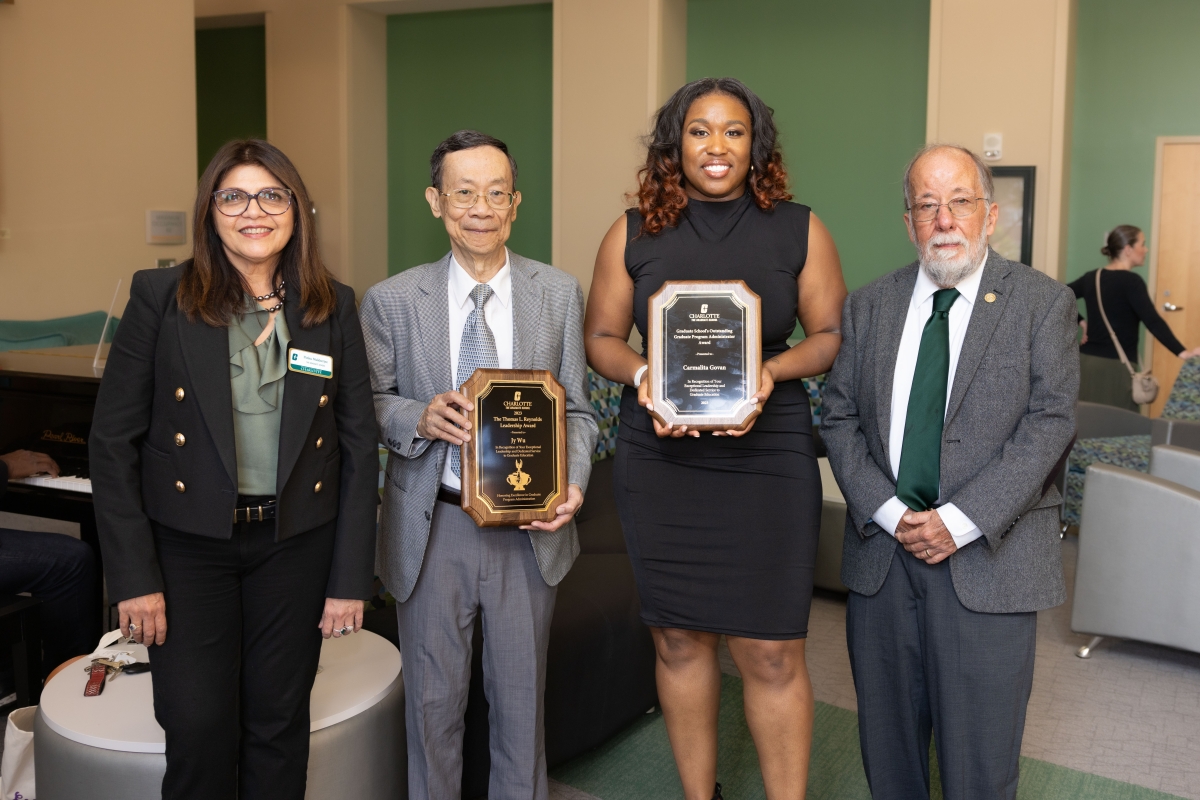 Left to Right: Pinku Mukherjee, Jy Wu, Carmalita Govan, Tom Reynolds