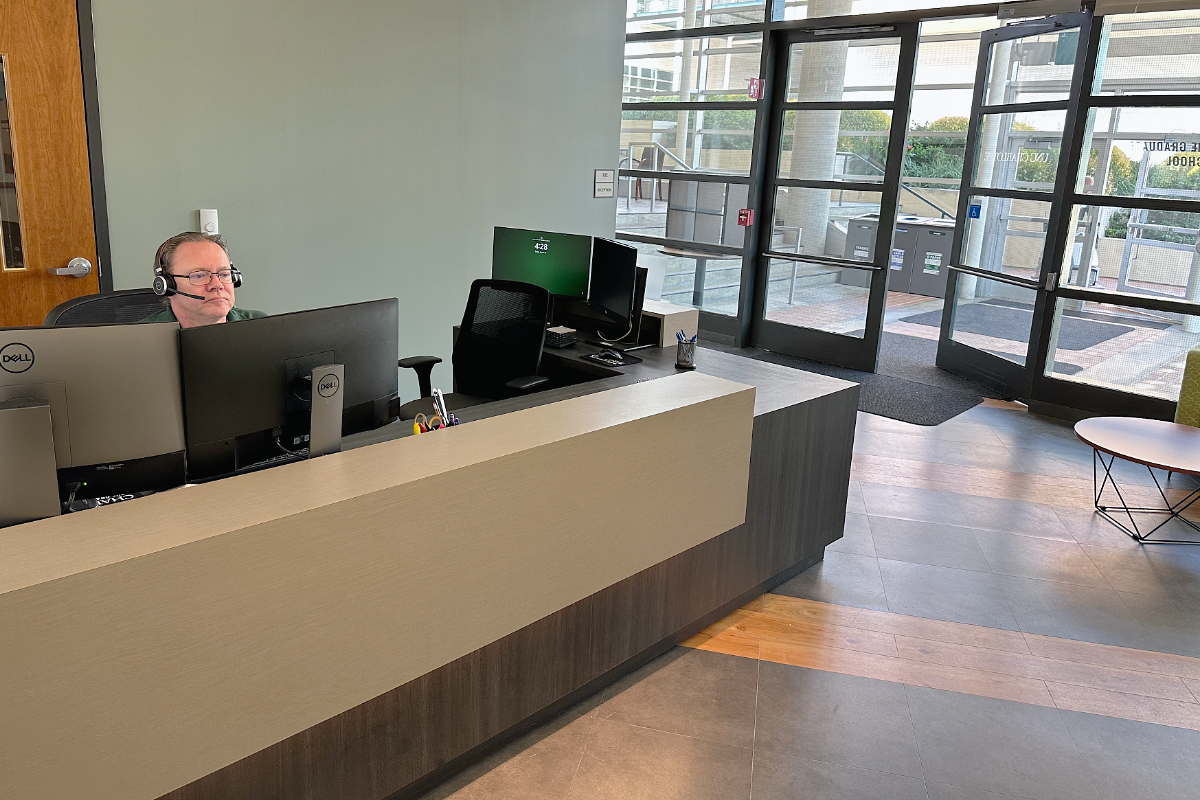 Reese building, first floor reception area