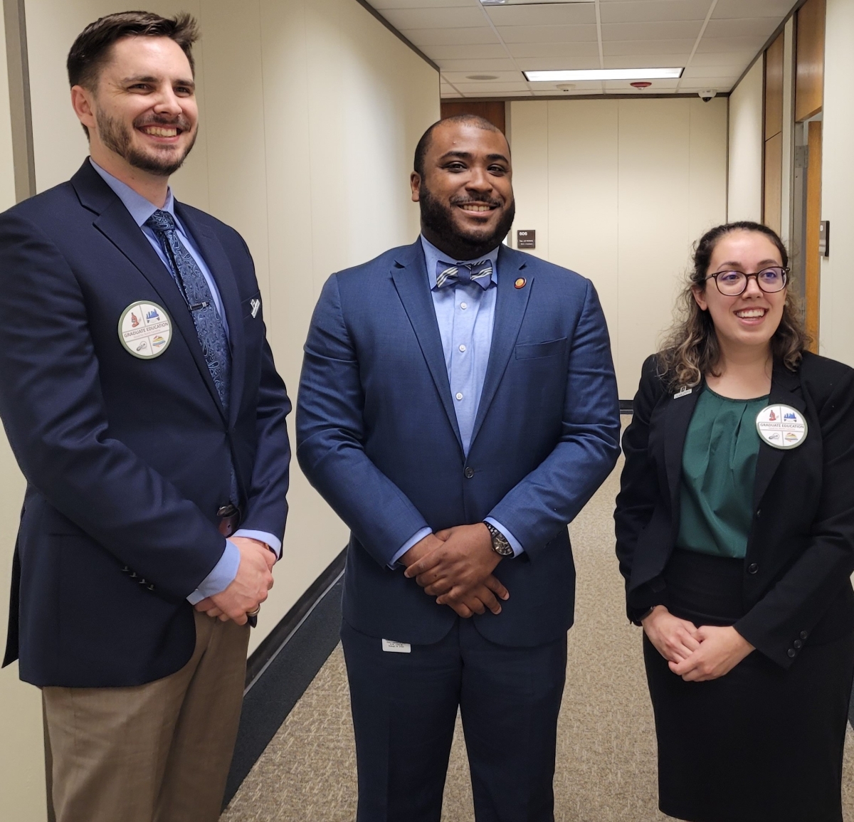 L-R: David Brown, Representative Terry M. Brown, Jr., Kaitlin Klotz