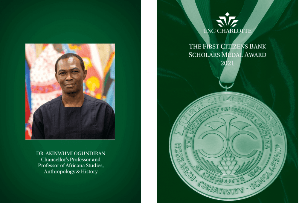 2021 - Akinwumi Ogundiran, Chancellor’s Professor and Professor of Africana Studies, Anthropology and History