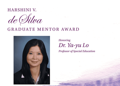 2021 - Ya-yu Low, Professor of Special Education