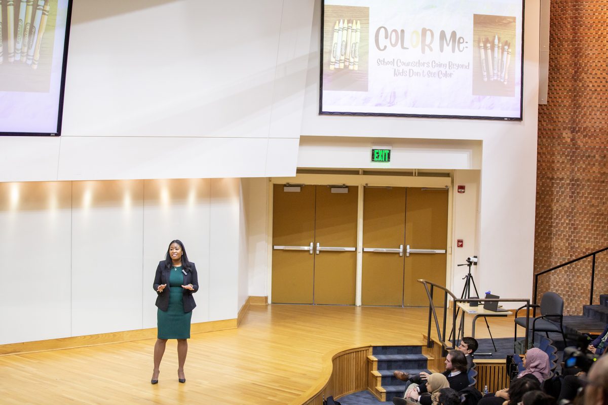 Glover presents research