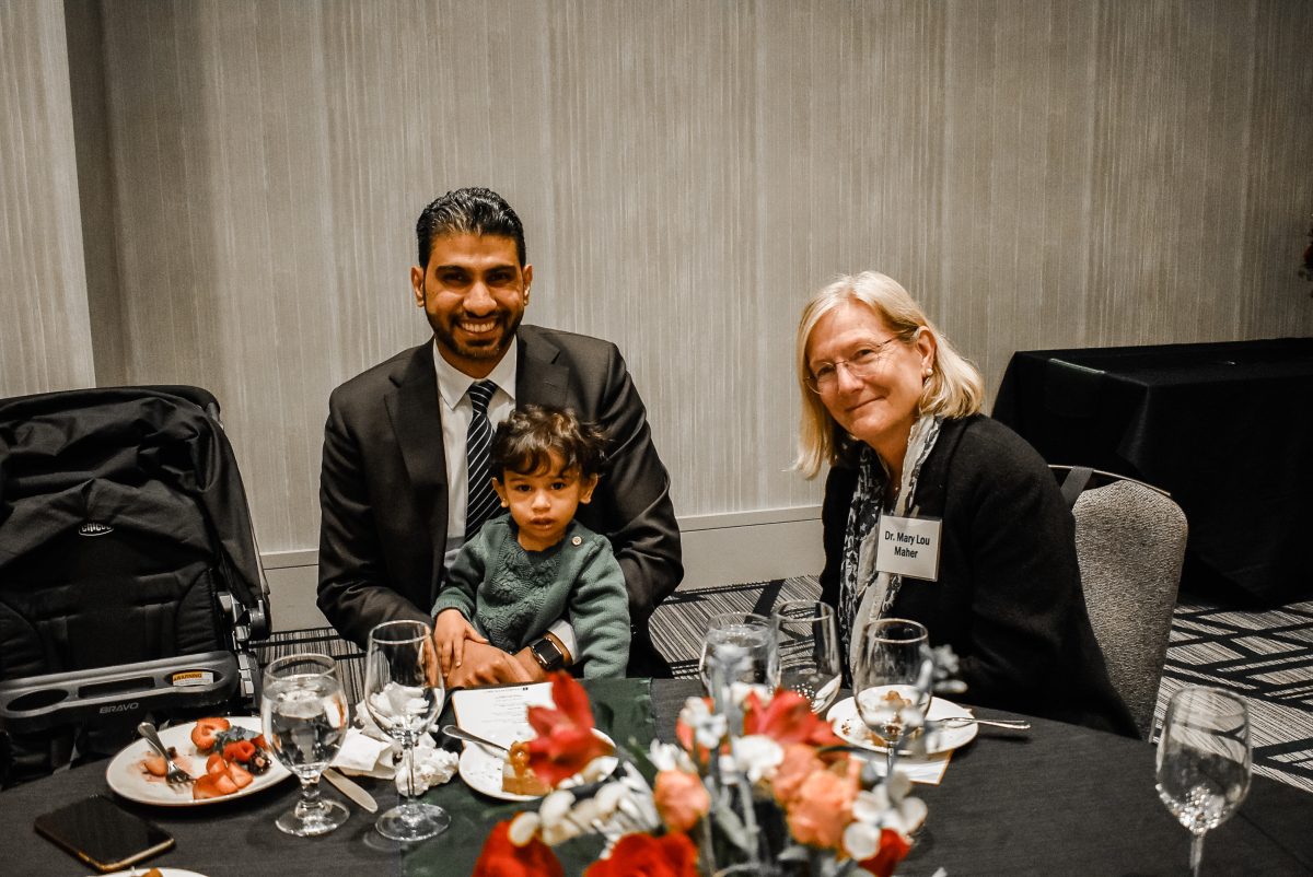 Doctoral student, child and advisor